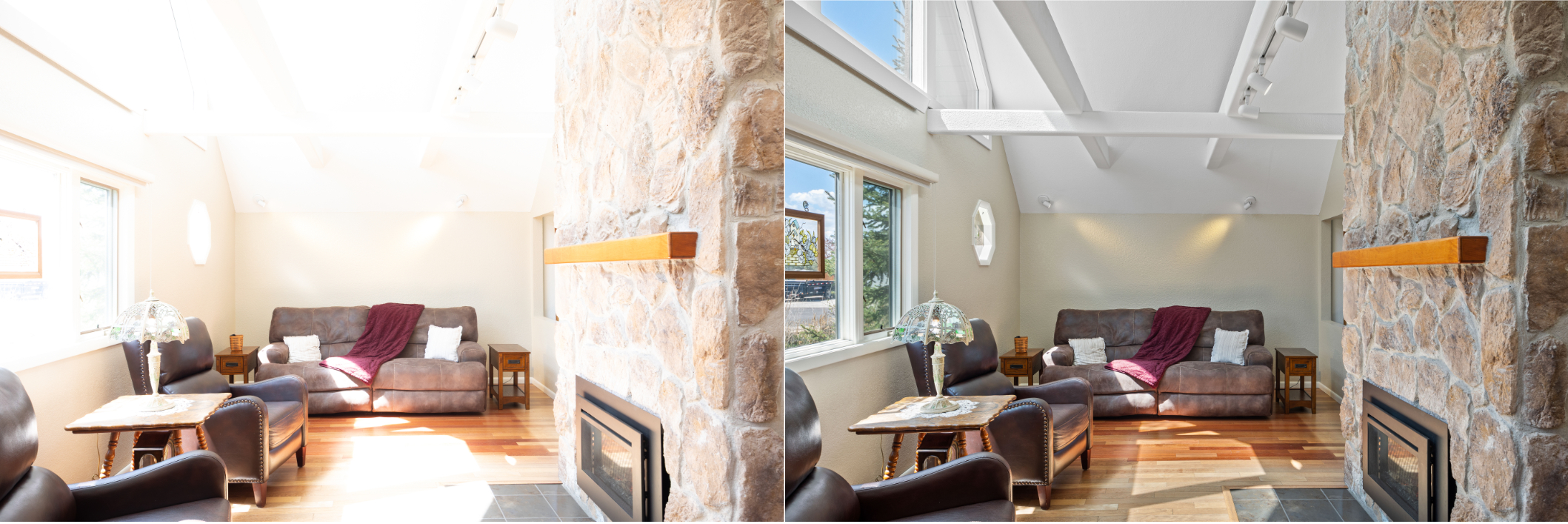 Before and After HDR Editing Example
