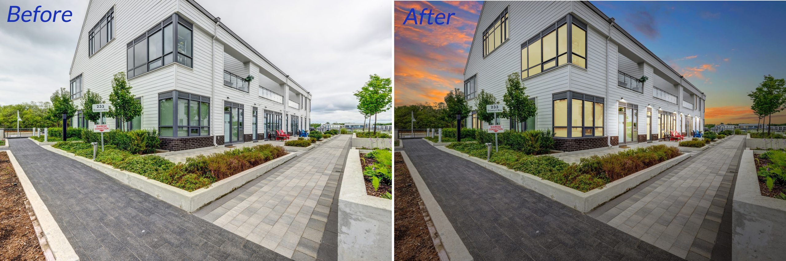 Golden Hour Effect Example Real Estate Photo