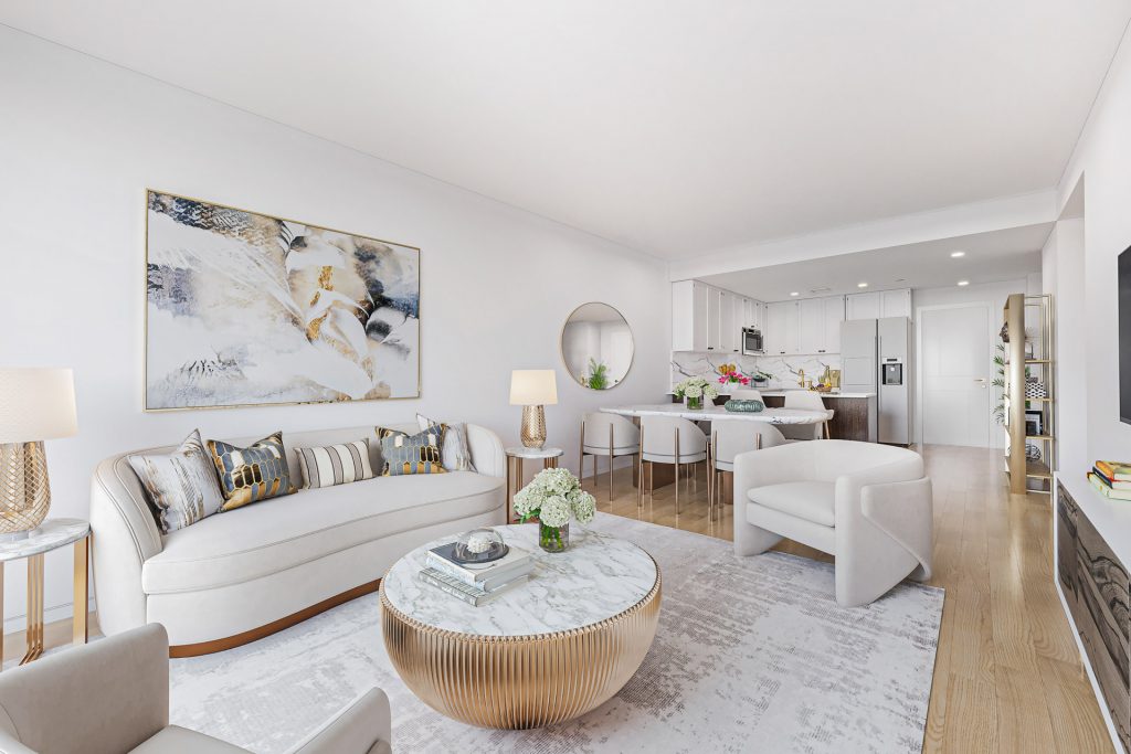 Decluttered bedroom with neutral decor